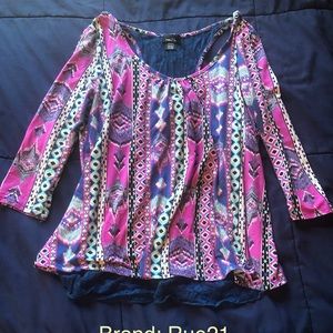 Dressy long sleeve top.